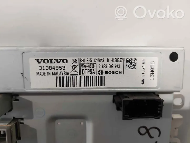 Volvo V40 Monitor / wyświetlacz / ekran 31384953
