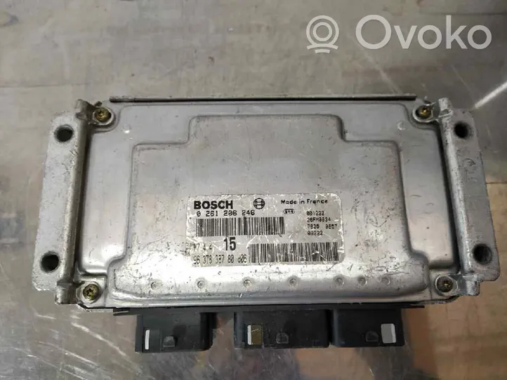 Peugeot 106 Sterownik / Moduł ECU 9637838780