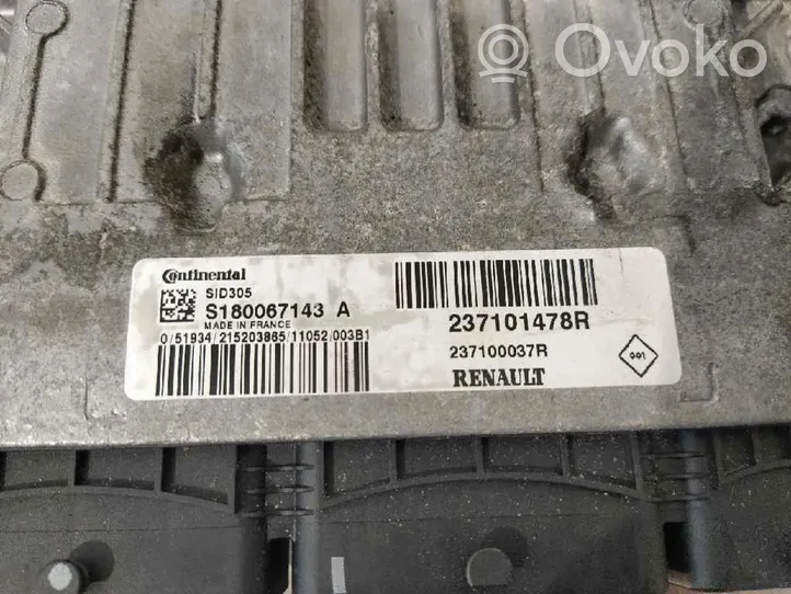 Renault Megane III Calculateur moteur ECU 237101478R