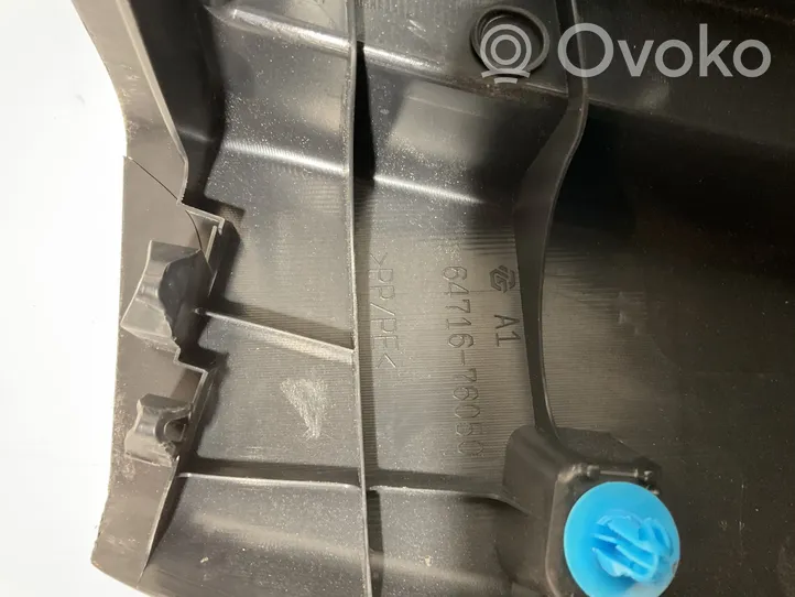 Lexus UX Osłona pasa bagażnika 6471676050