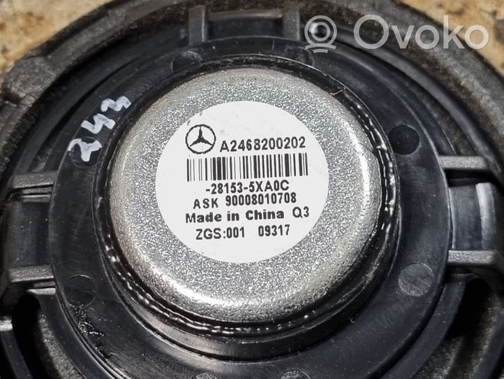 Mercedes-Benz A W176 Głośnik deski rozdzielczej A2468200202