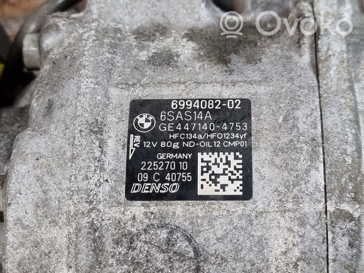 BMW 3 G20 G21 Kompresor / Sprężarka klimatyzacji A/C 6994082