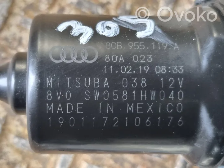 Audi Q5 SQ5 Mechanizm i silniczek wycieraczek szyby przedniej / czołowej 80B955023B