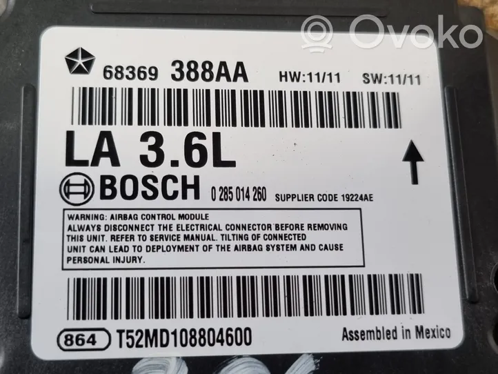 Dodge Challenger Module de contrôle airbag 68369388AA