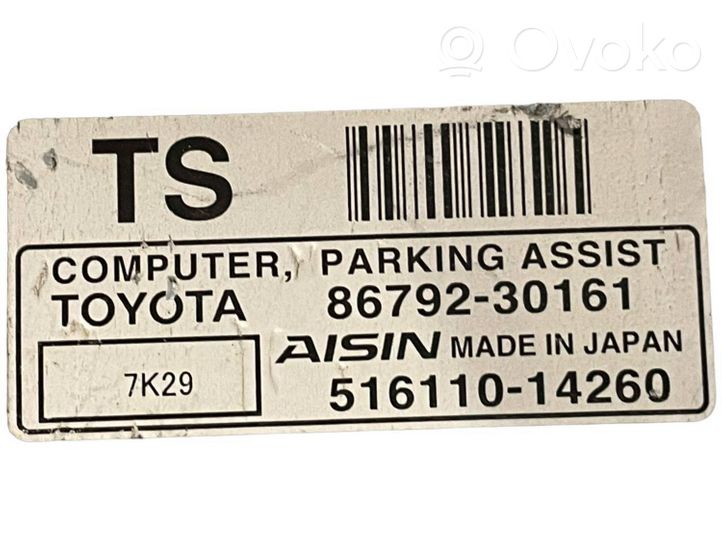 Toyota Corolla Verso AR10 Pysäköintitutkan (PCD) ohjainlaite/moduuli 8679230161