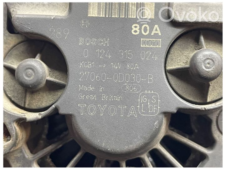 Toyota Corolla E120 E130 Alternador 270600D030B