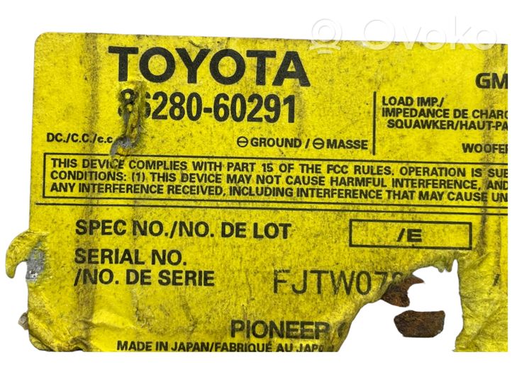 Toyota Land Cruiser (J120) Garso stiprintuvas 8628060291