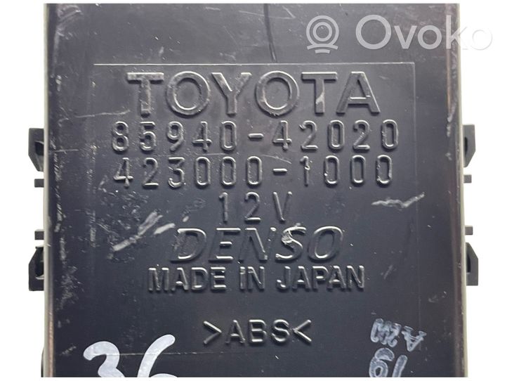 Toyota RAV 4 (XA30) Moduł / Przekaźnik wycieraczek 8594042020