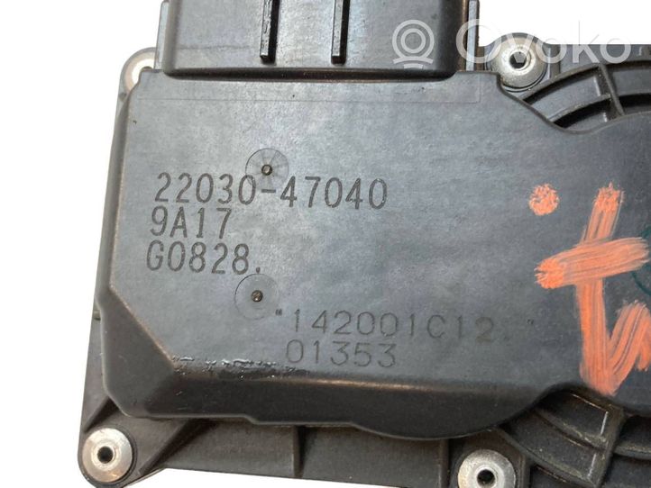 Toyota Yaris Clapet d'étranglement 2203047040