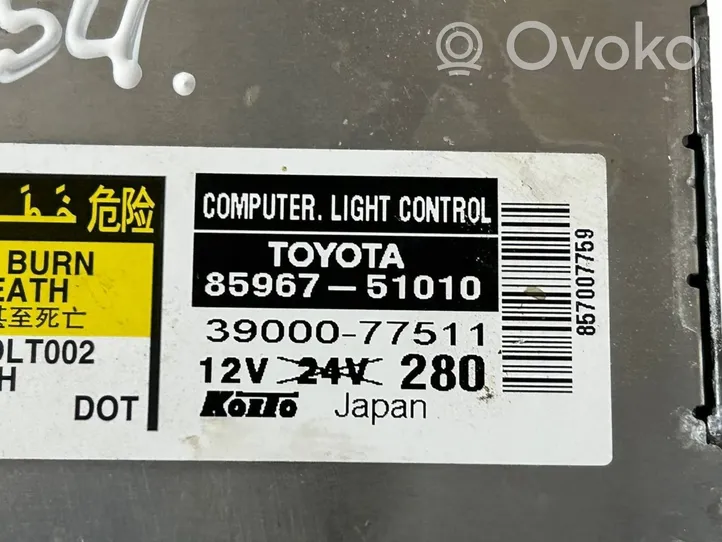 Lexus RX 300 Moduł poziomowanie świateł Xenon 8596751010