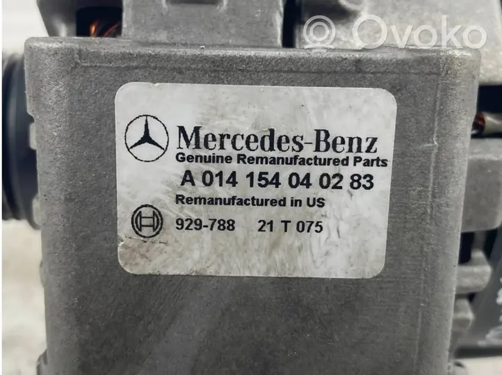 Mercedes-Benz ML W164 Générateur / alternateur A0141540402