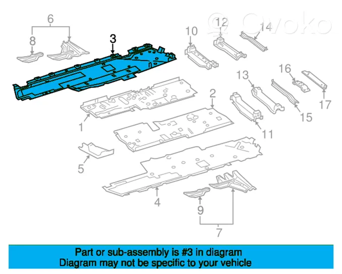 Mercedes-Benz S W222 Copertura/vassoio sottoscocca anteriore A2226801407