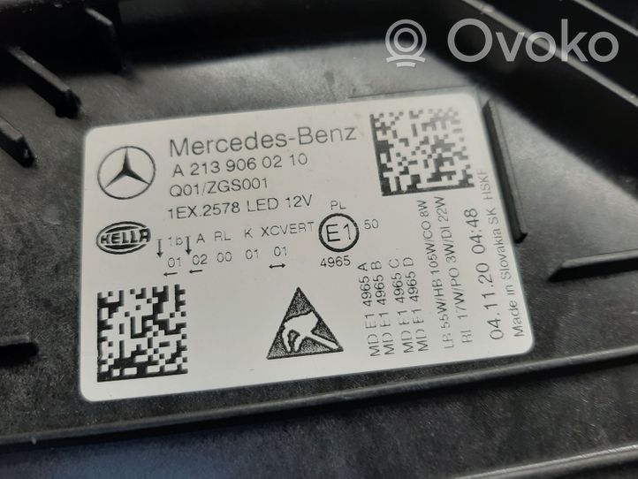 Mercedes-Benz E AMG W213 Etu-/Ajovalo 