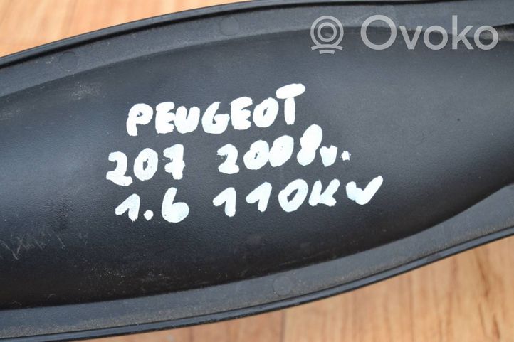 Peugeot 207 CC Rura / Wąż dolotowy powietrza 9680051380