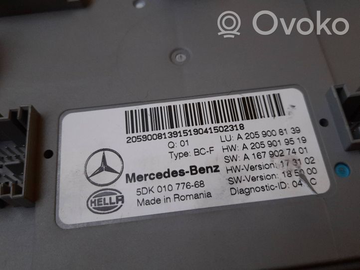 Mercedes-Benz C W205 Sterownik / Moduł komfortu A2059008139