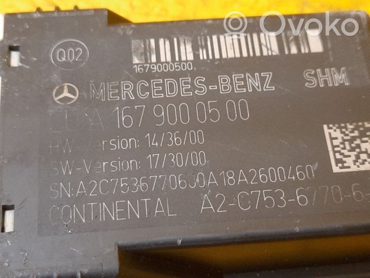 Mercedes-Benz GLE W167 Module de commande de siège A1679000500