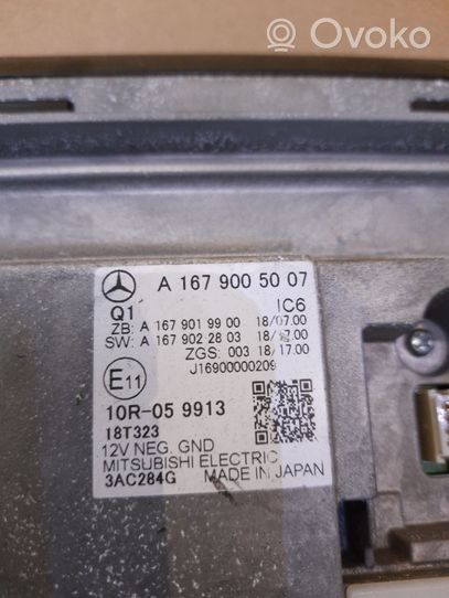 Mercedes-Benz GLE W167 Écran / affichage / petit écran A1679005007
