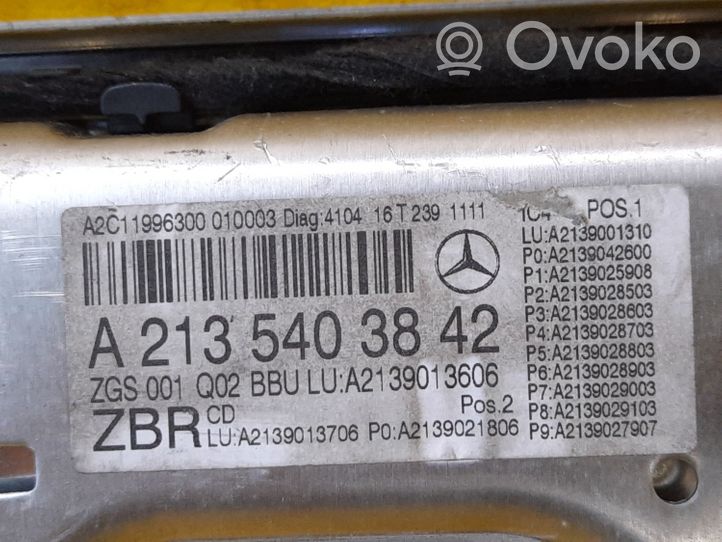 Mercedes-Benz E W213 Tachimetro (quadro strumenti) A2135403842