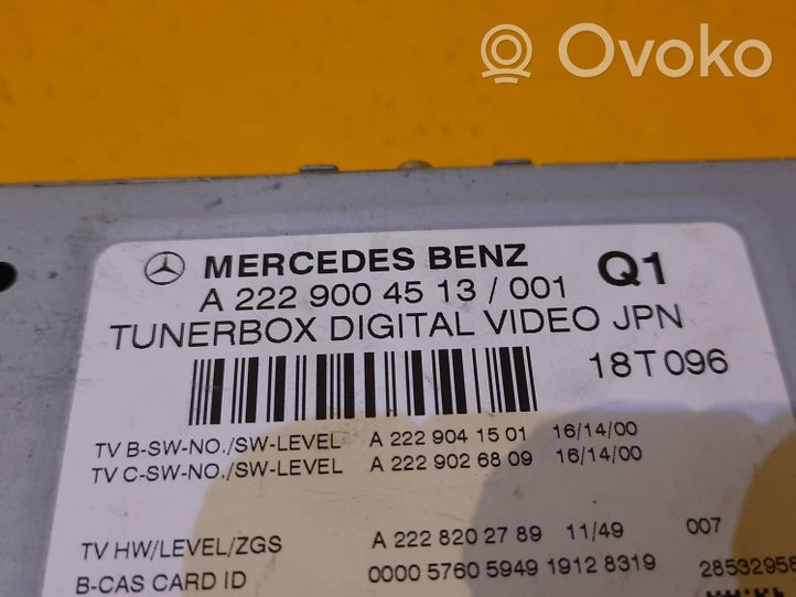 Mercedes-Benz S W222 Wzmacniacz audio A2229004513