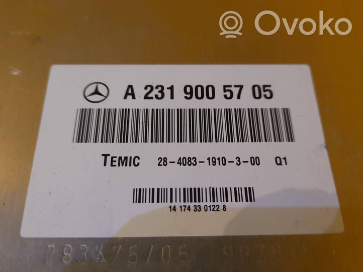 Mercedes-Benz SL R231 Oro pakabos valdymo blokas (galinės) A2319005705