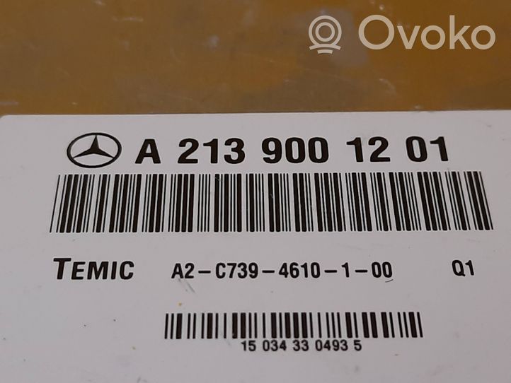 Mercedes-Benz E W213 Centralina sospensioni pneumatiche (posteriore) A2139001201