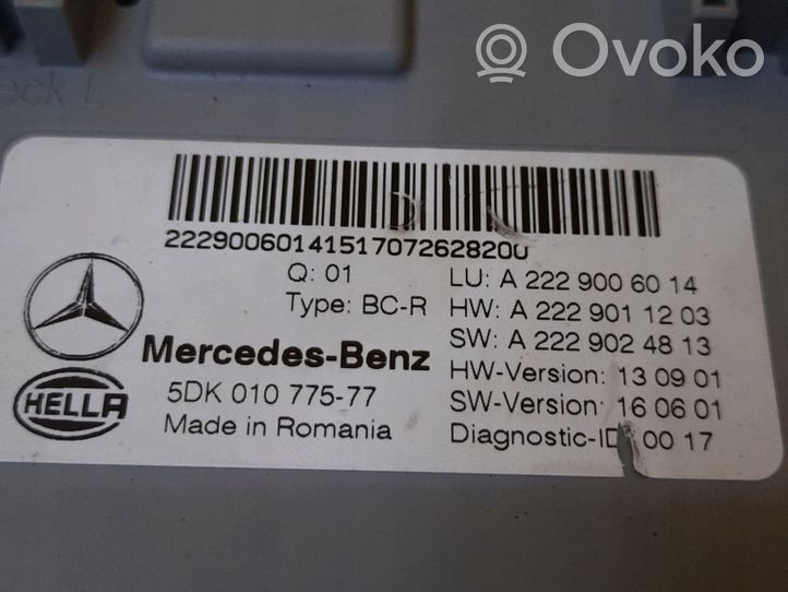 Mercedes-Benz C AMG W205 Unité de contrôle SAM A2229006014