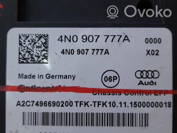 Audi A8 S8 D5 Sterownik / Moduł tylnego zawieszenia pneumatycznego 4N0907777A