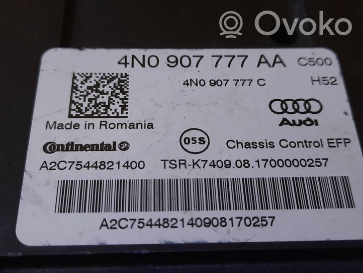 Audi A8 S8 D5 Ilmajousituksen ohjainlaite/moduuli, takana 4N0907777AA