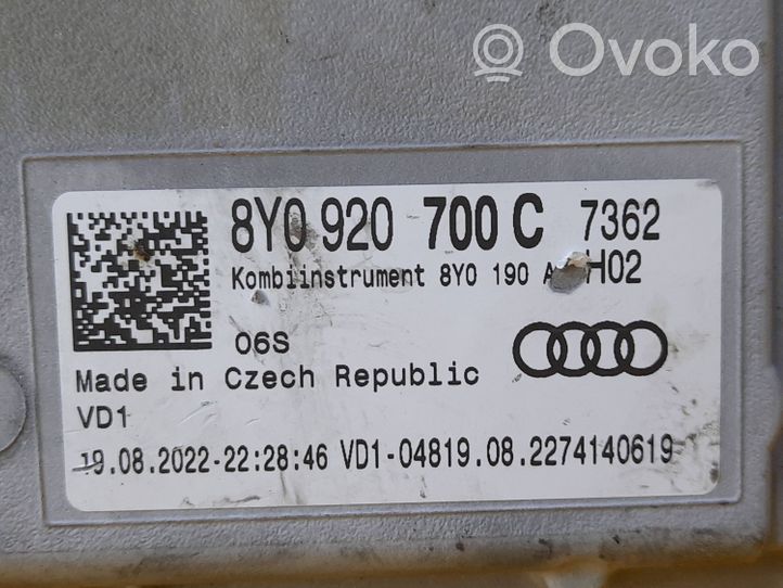 Audi A3 8Y Nopeusmittari (mittaristo) 8Y0920700C
