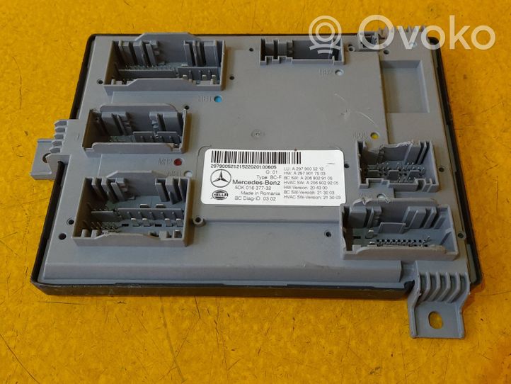 Mercedes-Benz EQS V297 Korin keskiosan ohjainlaite A2979005212