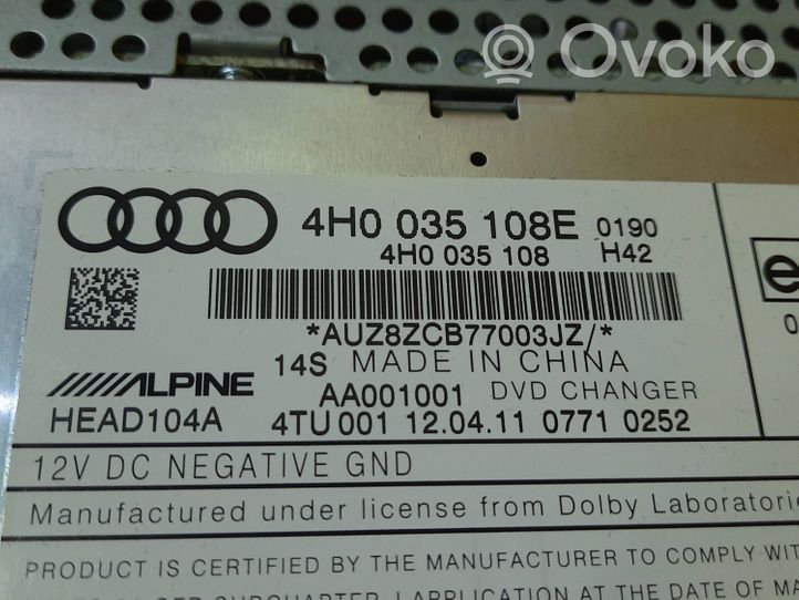 Audi A8 S8 D4 4H Zmieniarka płyt CD/DVD 4H0035108E