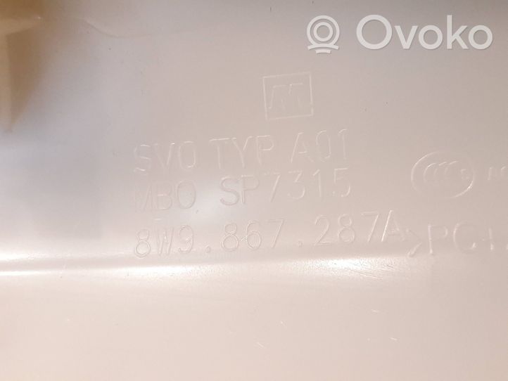 Audi A4 S4 B9 Osłona środkowa słupka / C 8W9867287A