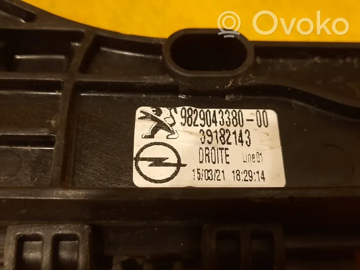 Opel Corsa F Etuikkunan nostomekanismi ilman moottoria 9829043380