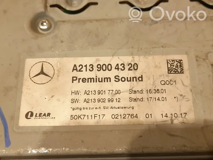 Mercedes-Benz E AMG W213 Vahvistin A2139004320