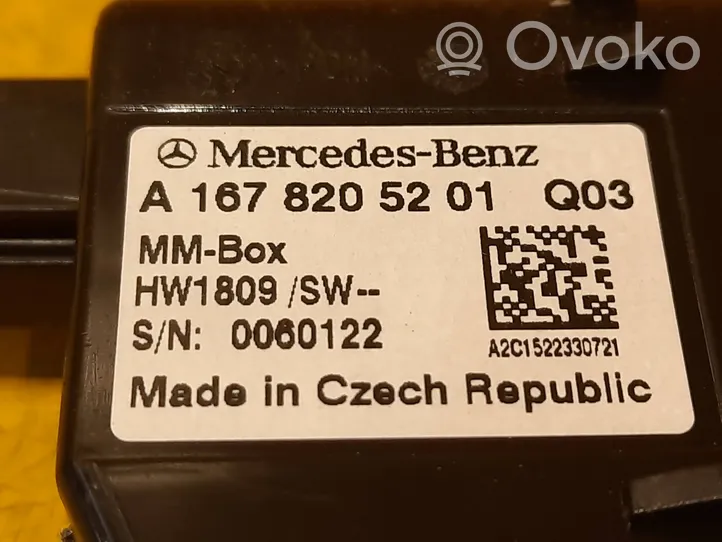 Mercedes-Benz GLE W167 Gniazdo / Złącze USB A1678205201