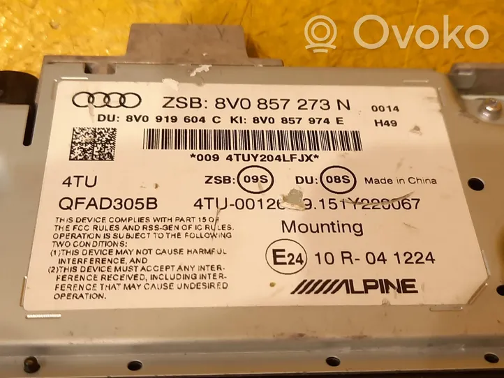 Audi A3 S3 8V Monitor/display/piccolo schermo 8V0857273N