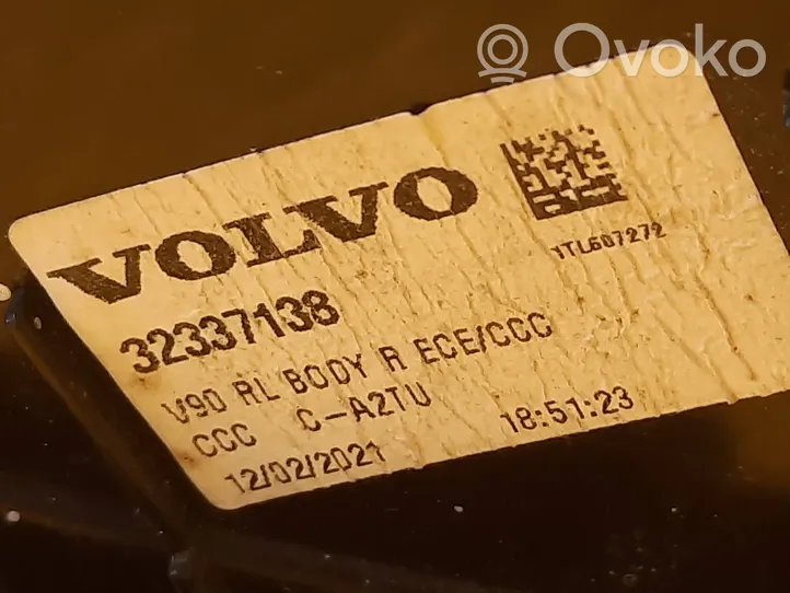 Volvo S90, V90 Takaluukun takavalot 32337138