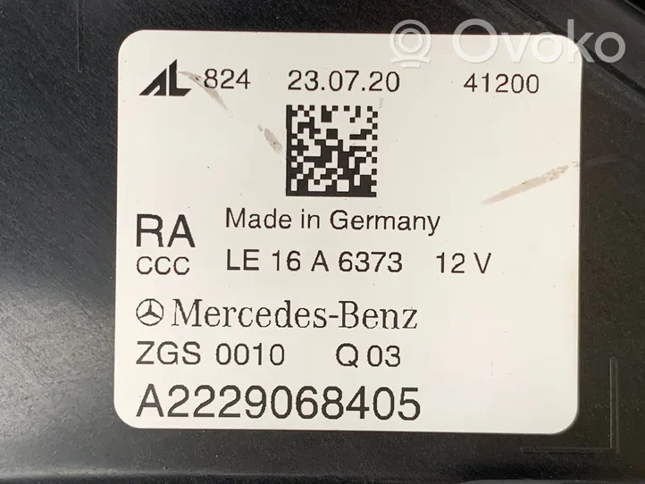 Mercedes-Benz S W222 Faro/fanale A2229068405