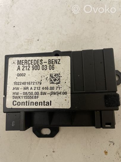Mercedes-Benz Vito Viano W639 Fuel injection pump control unit/module A2129000306