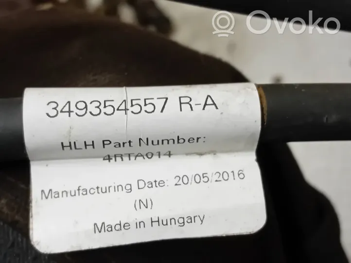 Renault Megane IV Ātrumu pārslēgšanas trose 349354557R