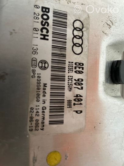 Audi A6 S6 C5 4B Unidad de control/módulo del motor 8E0907401P