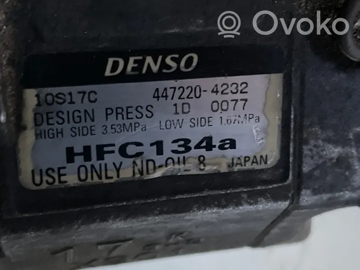 Toyota Avensis Verso Ilmastointilaitteen kompressorin pumppu (A/C) 4472204232