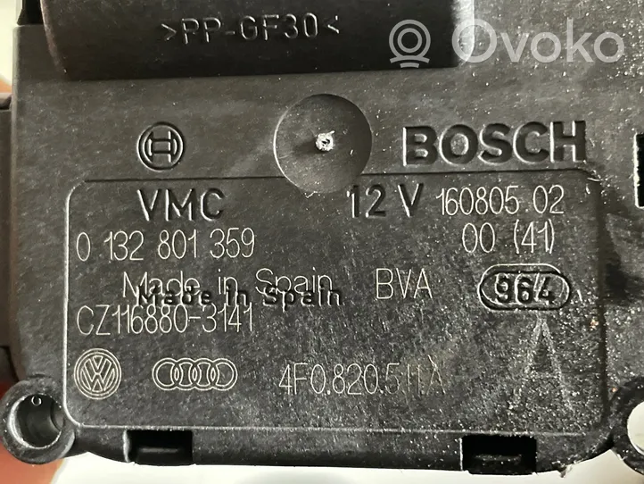 Audi A6 S6 C6 4F Tuloilmaventtiilin käyttömoottori 4F0820511A