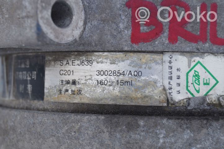 Brilliance BS6 Compressore aria condizionata (A/C) (pompa) 3002854A00