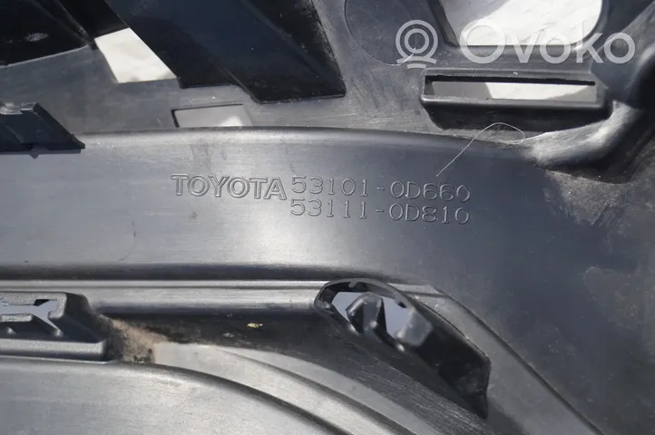 Toyota Yaris Barra di rinforzo del paraurti anteriore 53101-0D660