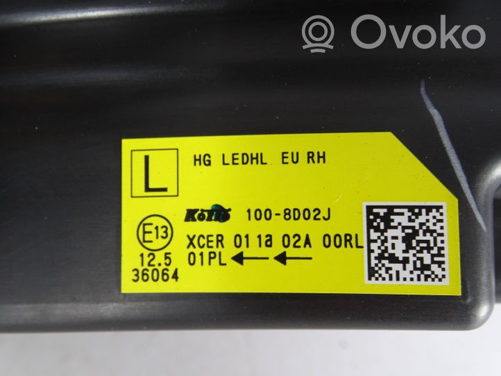 Nissan Qashqai J12 Lampa przednia 100-8D021