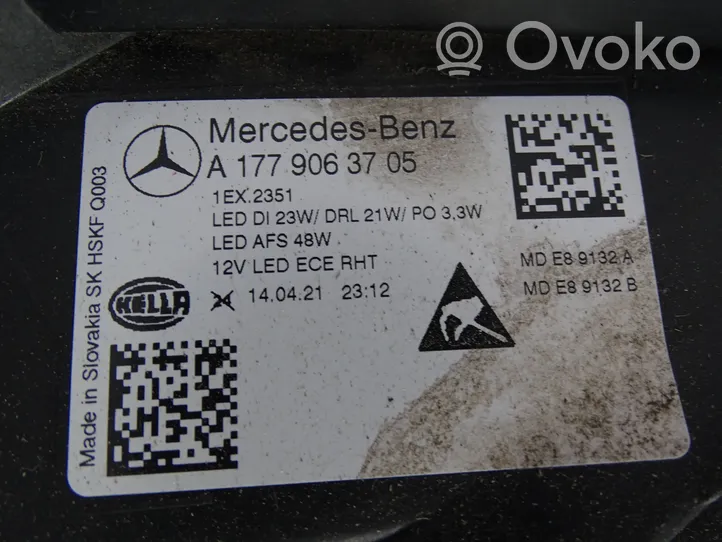 Mercedes-Benz A W177 Lampa przednia A1779063705