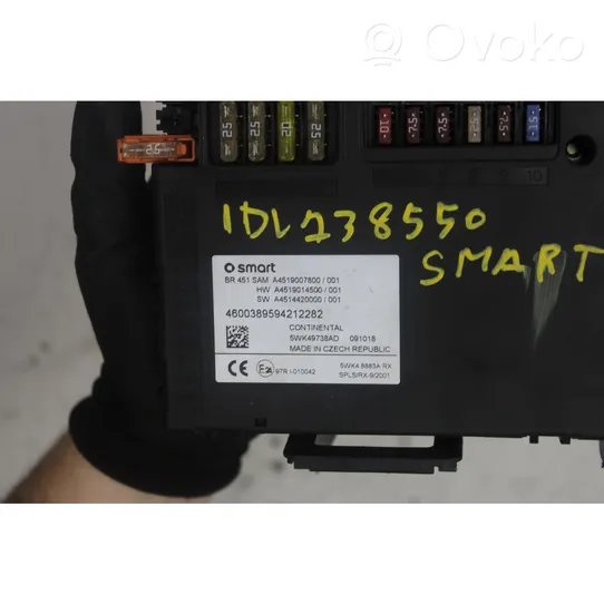 Smart ForTwo II Module de fusibles 