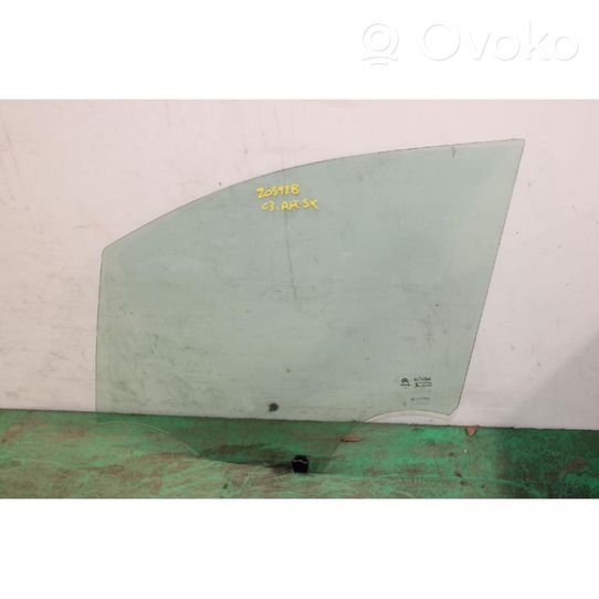 Citroen C3 Front door window glass four-door 