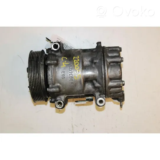 Citroen C4 Grand Picasso Ilmastointilaitteen kompressorin pumppu (A/C) 